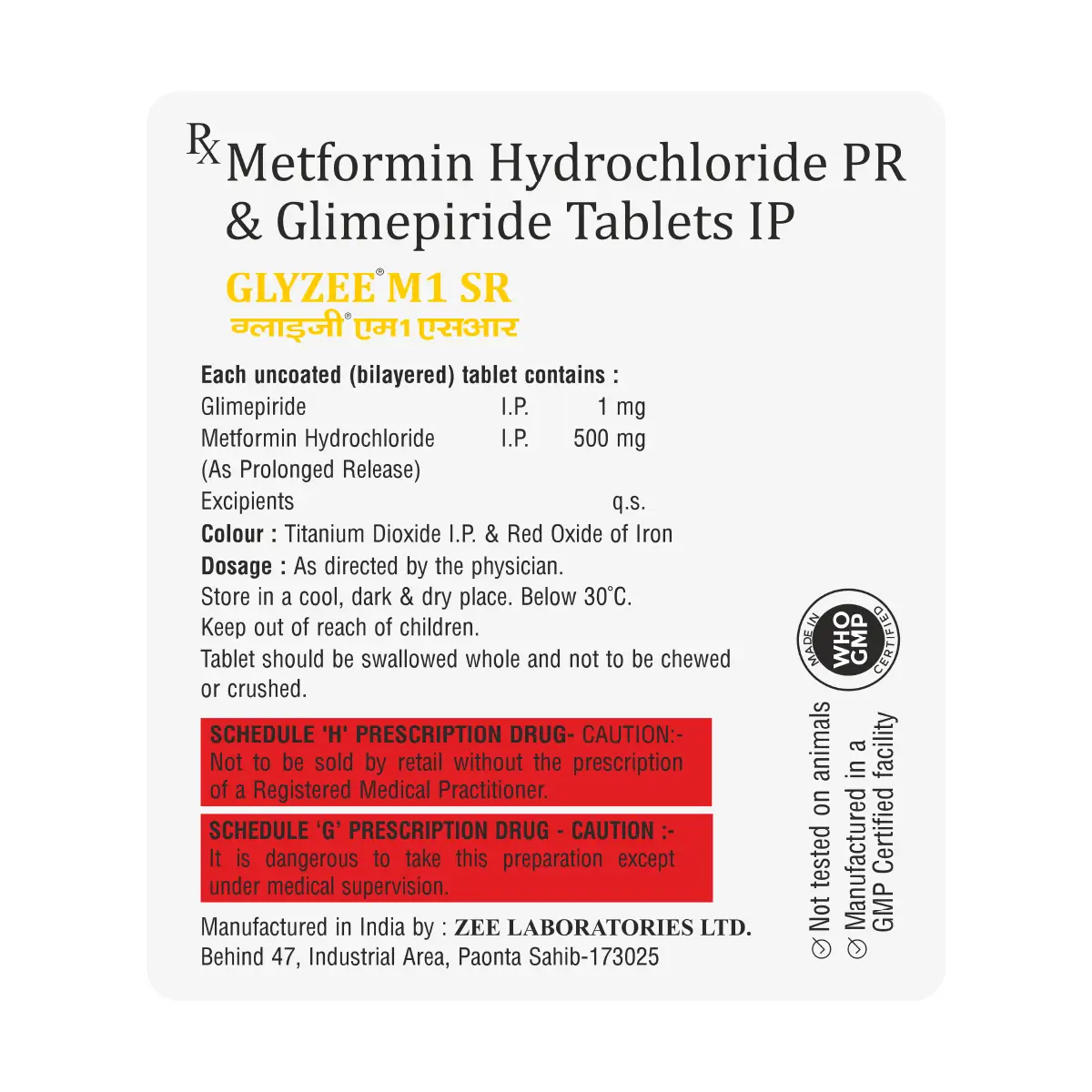Glyzee M1 SR Tablet