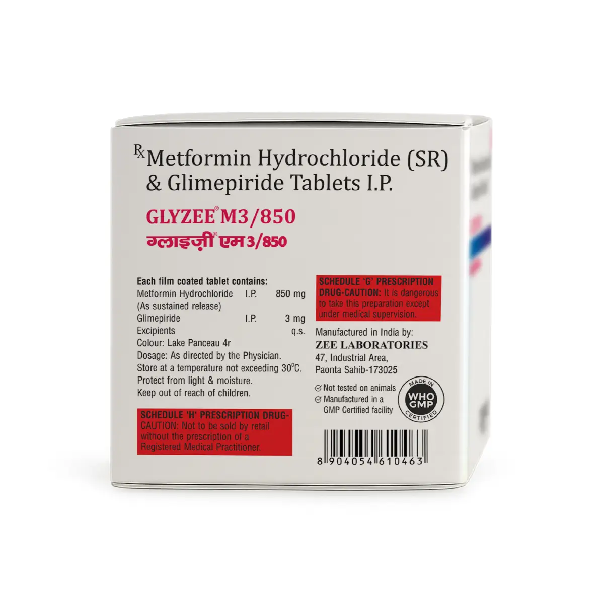 Glyzee M3 850 Tablet