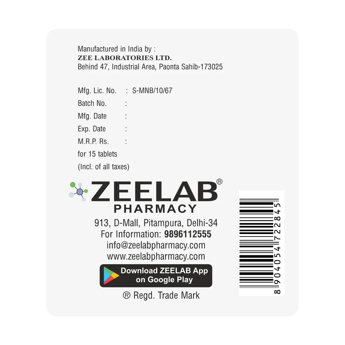 Glyzee PM 1 Tablet