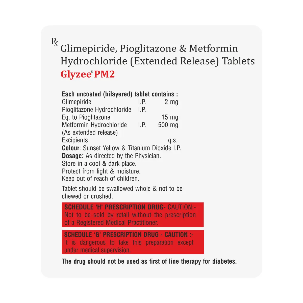 Glyzee PM 2 Tablet