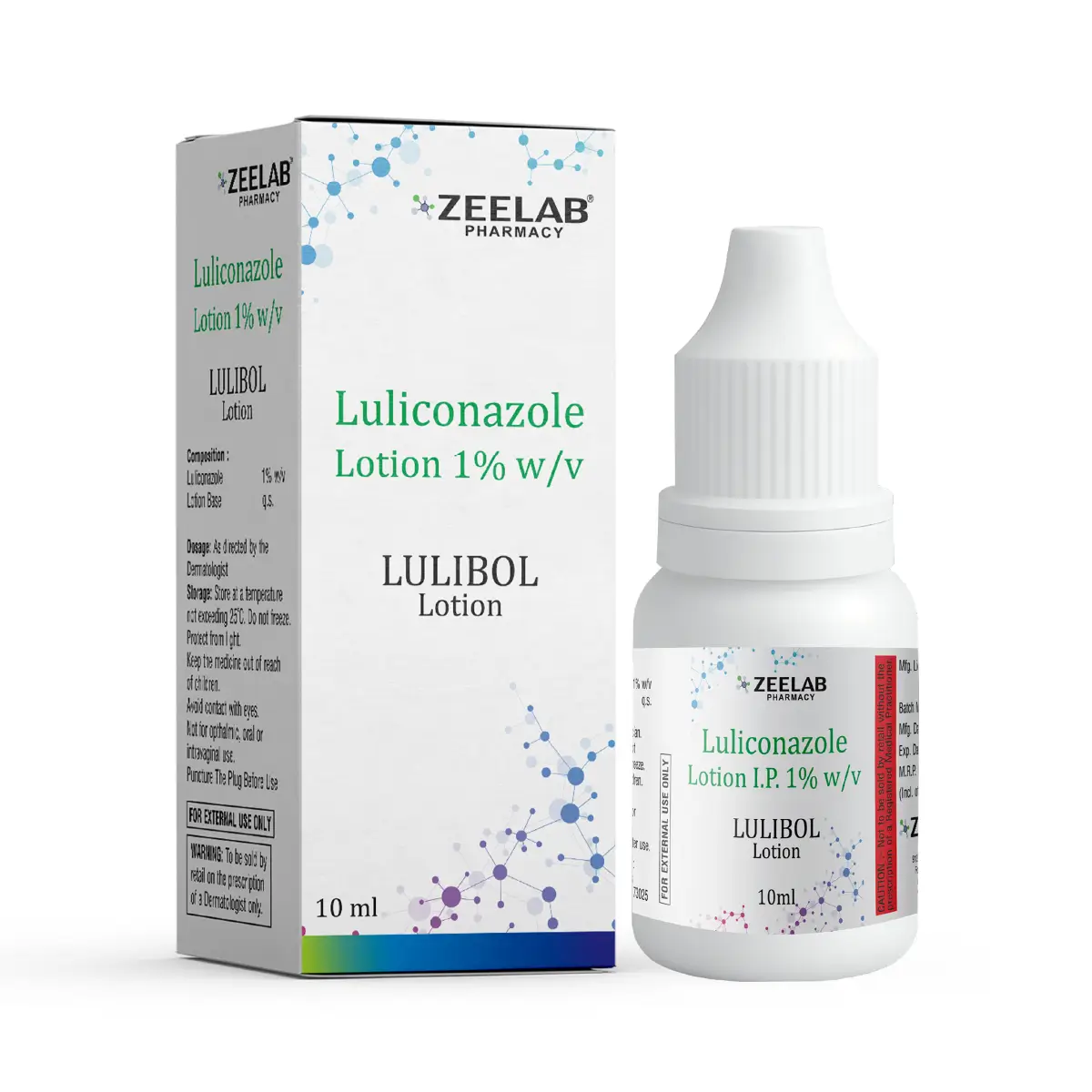 Lulibol Antifungal Skin Lotion 10 ml | Relieves Itching & Fights Fungal Infection