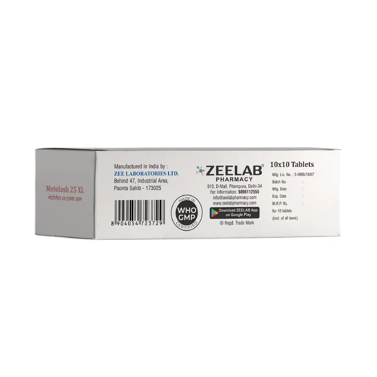 Metolash 25 XL Tablet