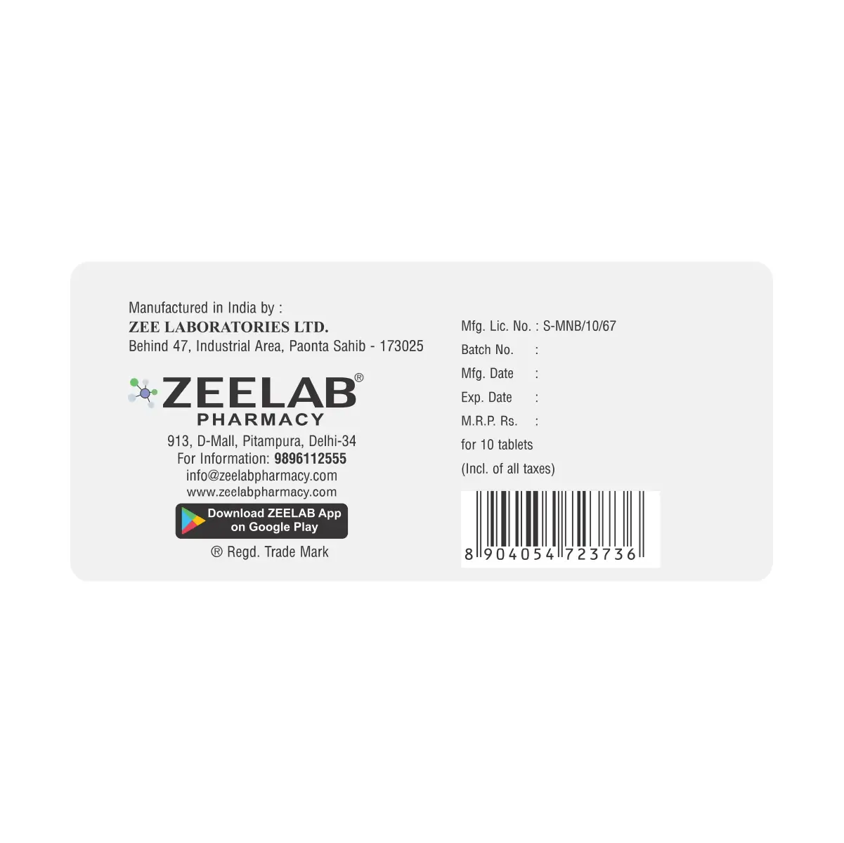 Metolash 50 XL Tablet