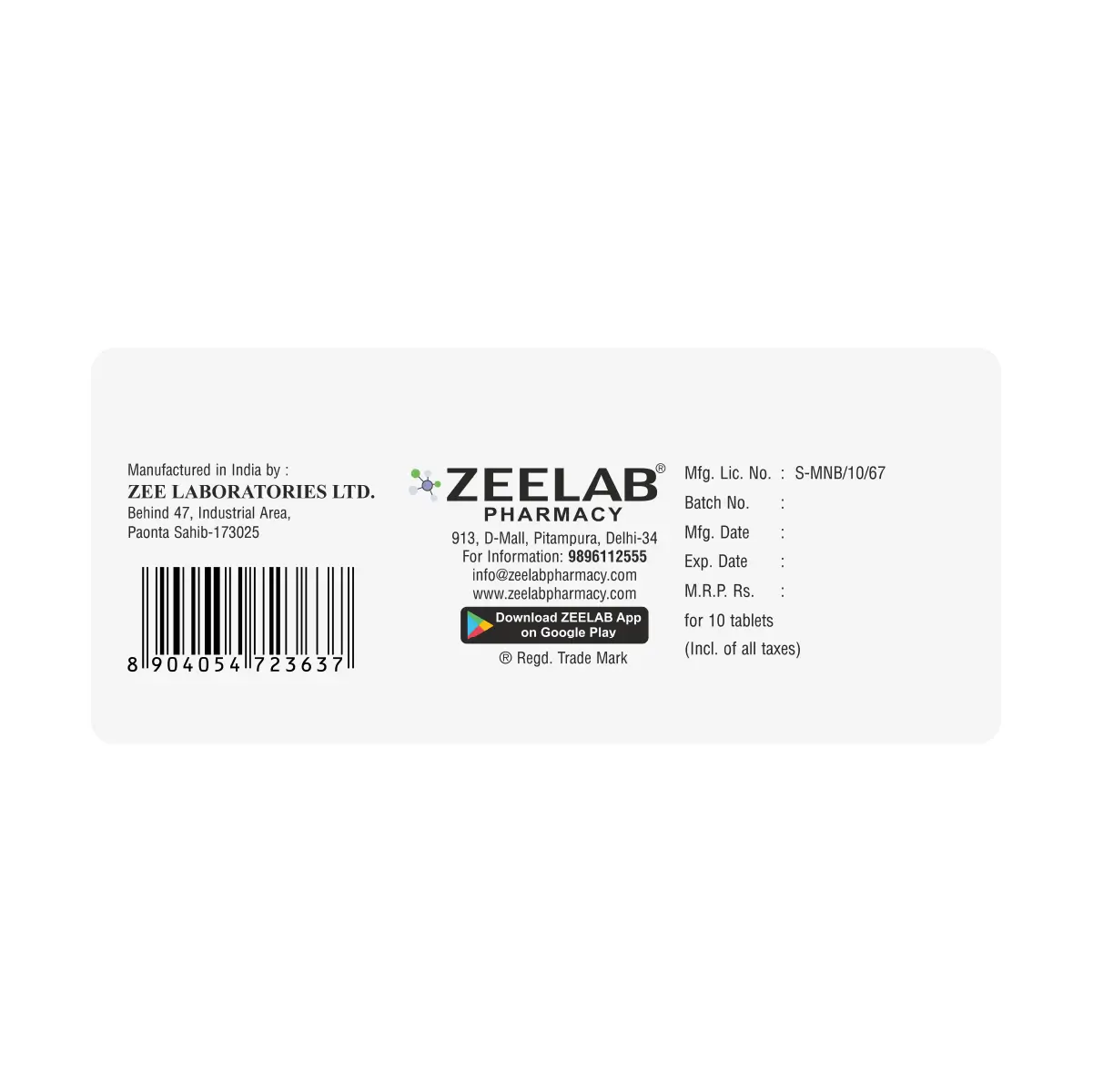 Metolash AM 50 Tablet