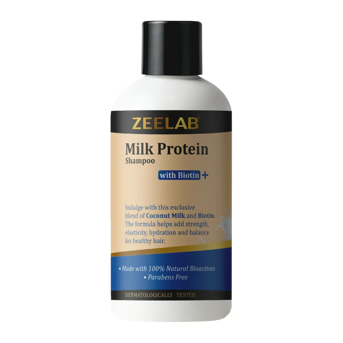 Milk Protein Hair Shampoo with Biotin 