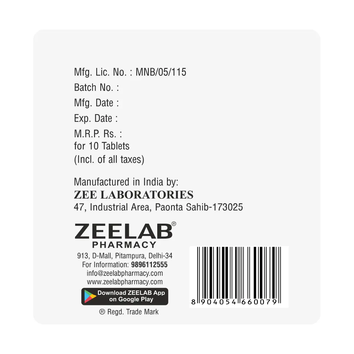 Mycocell 500 Tablet