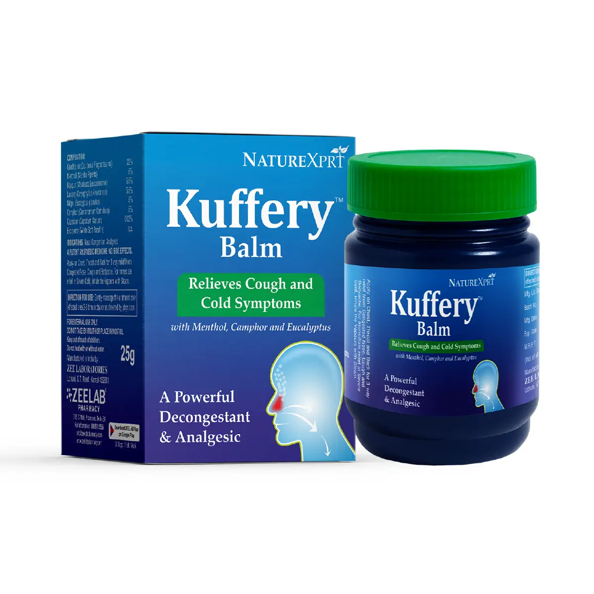 NatureXprt Kuffery Balm 25 gm | For Cough & Cold