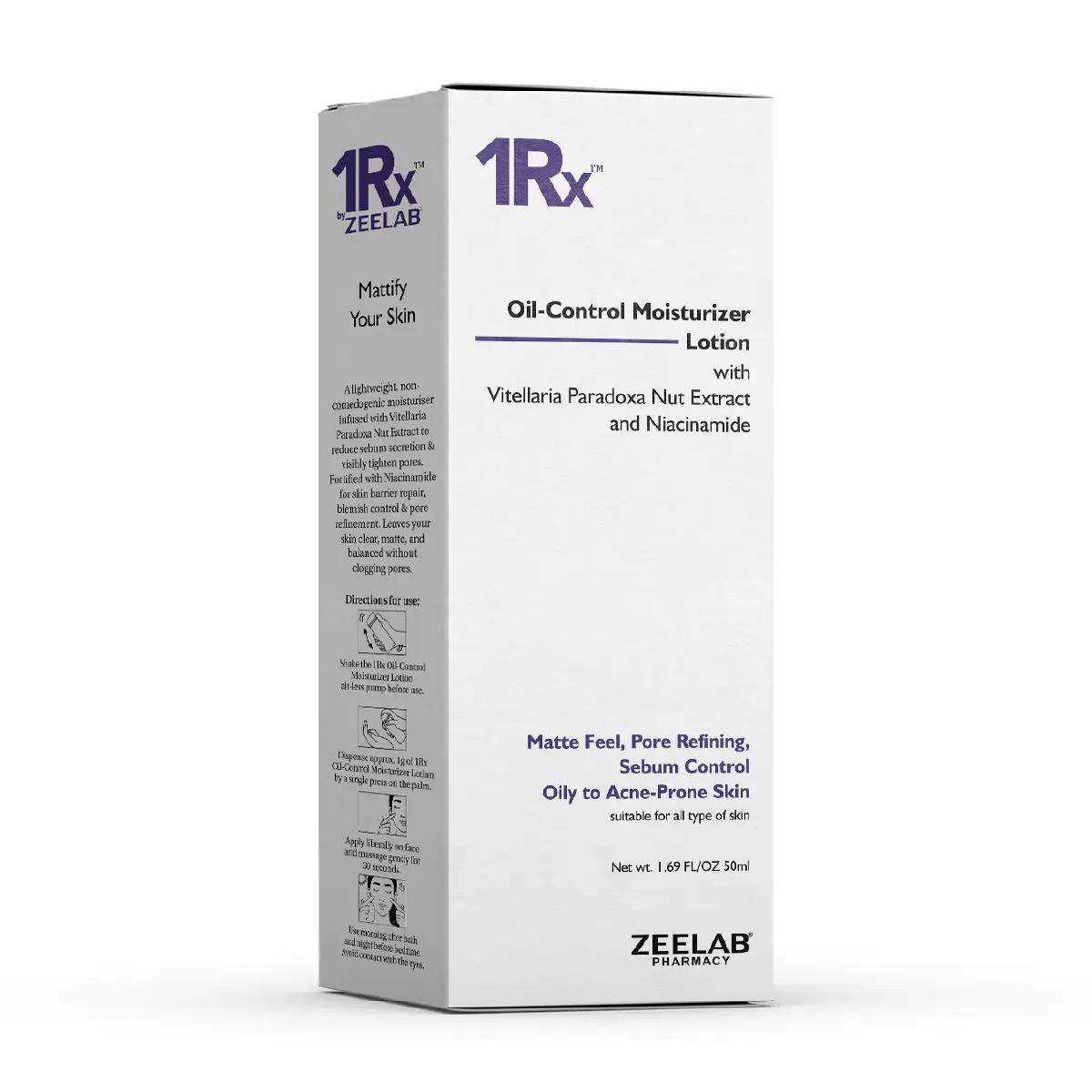 1RX Oil Control Moisturizer Lotion