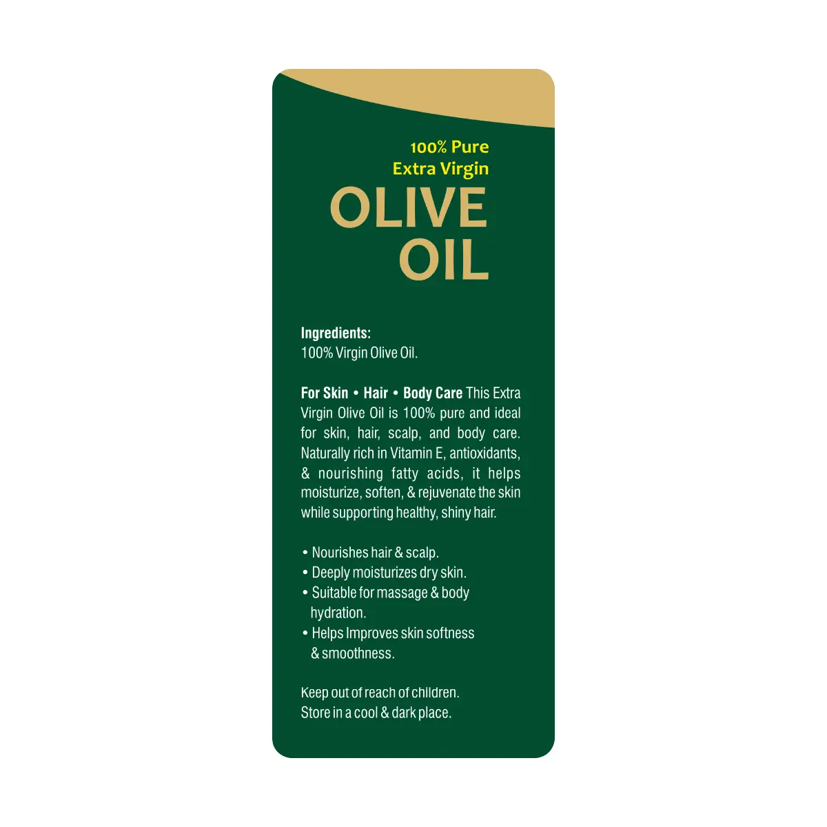 Zeelab 100% Pure Extra Virgin Olive Oil