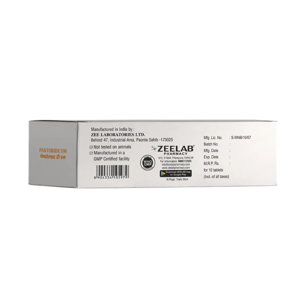 Pantoride DM Tablet