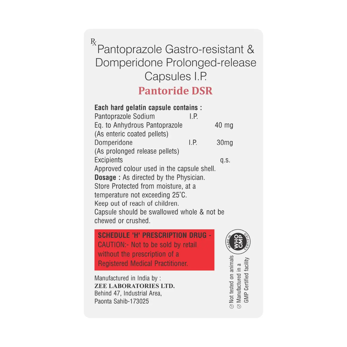Pantoride DSR Capsule