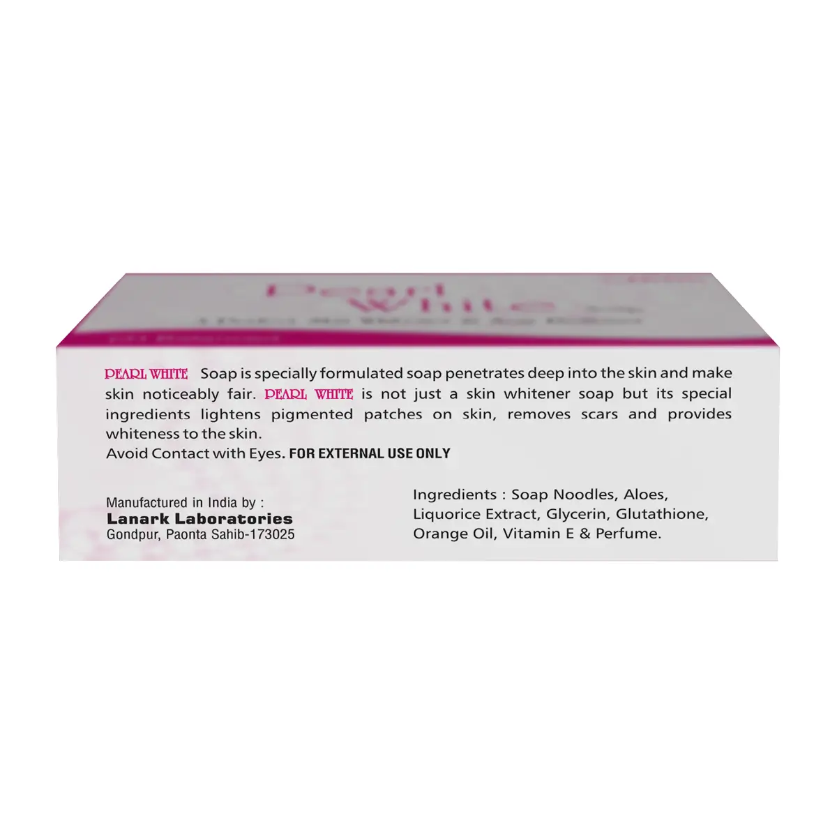 Pearl White Soap