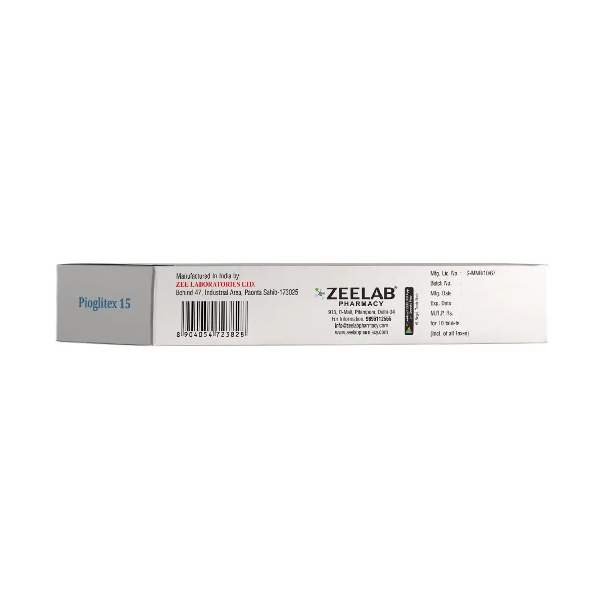 Pioglitex 15 Tablet