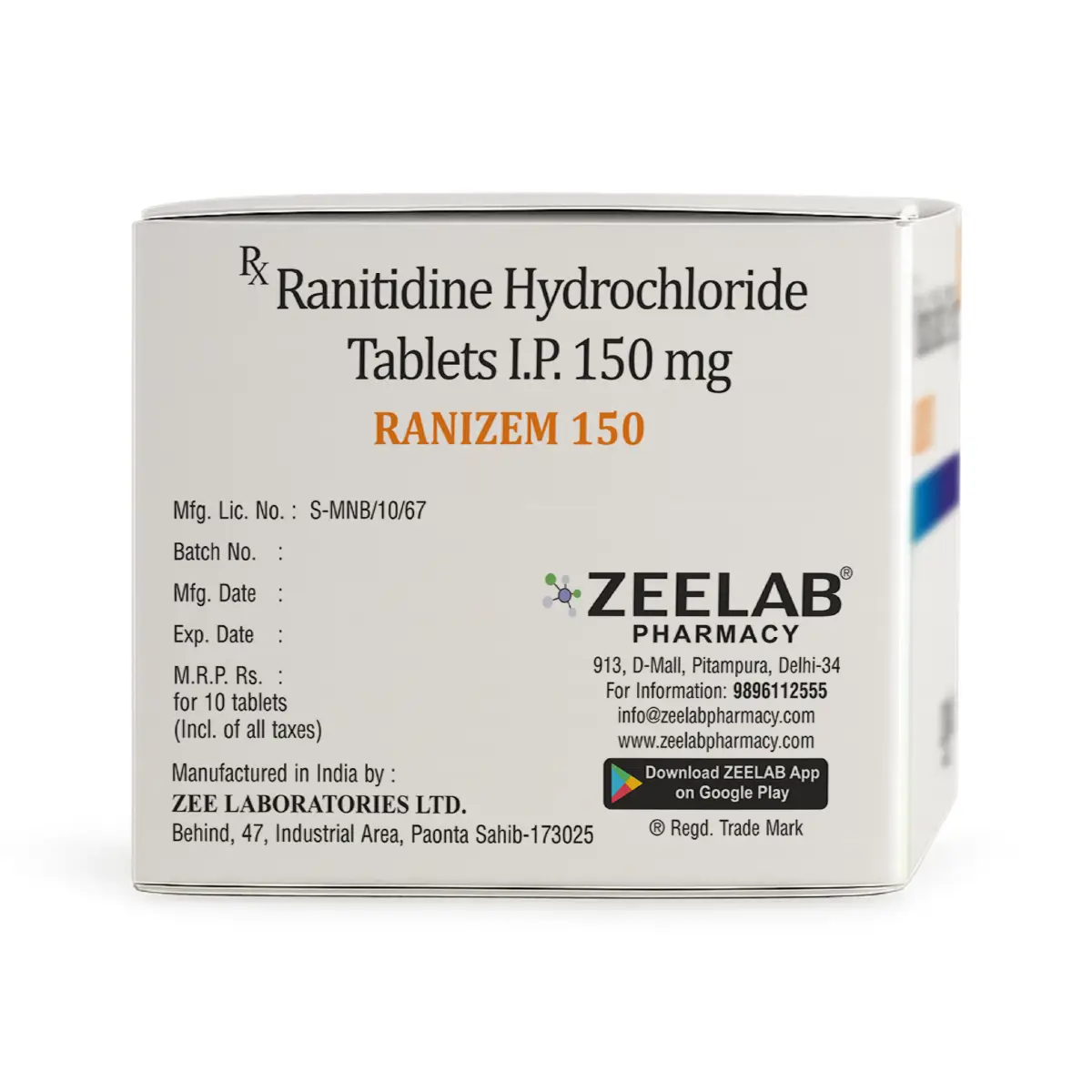 Ranizem 150 Tablet