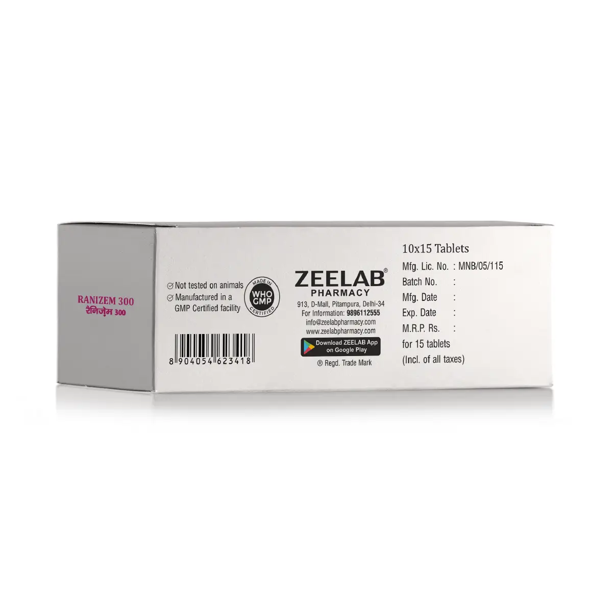 Ranizem 300 Tablet