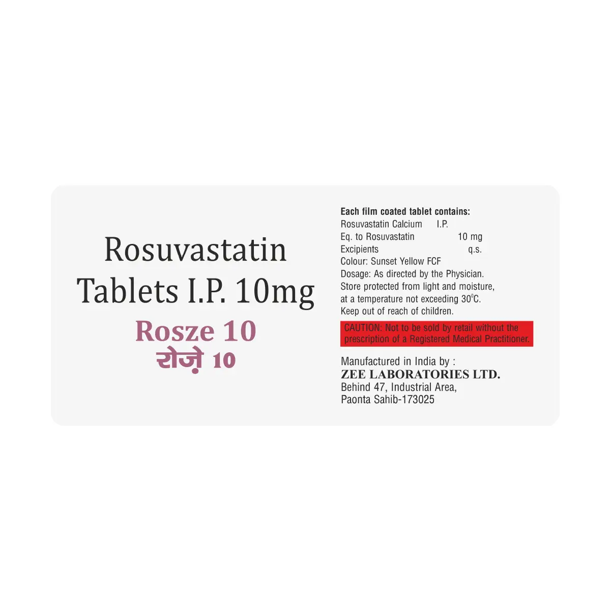 Rosze 10 Tablet
