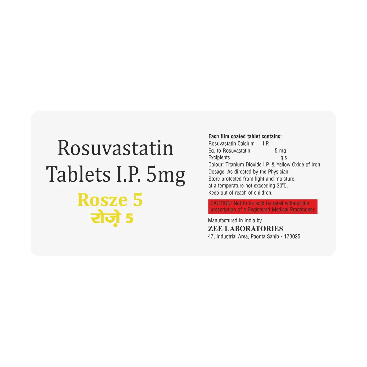 Rosze 5 Tablet