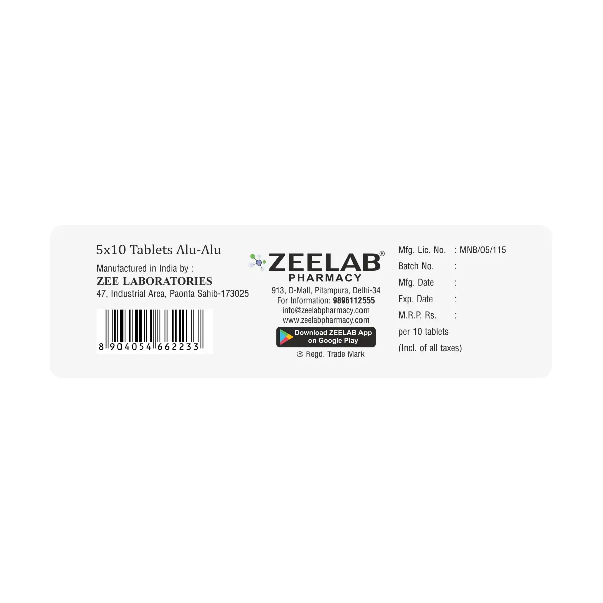 Sefjim 400 Antibacterial Tablet