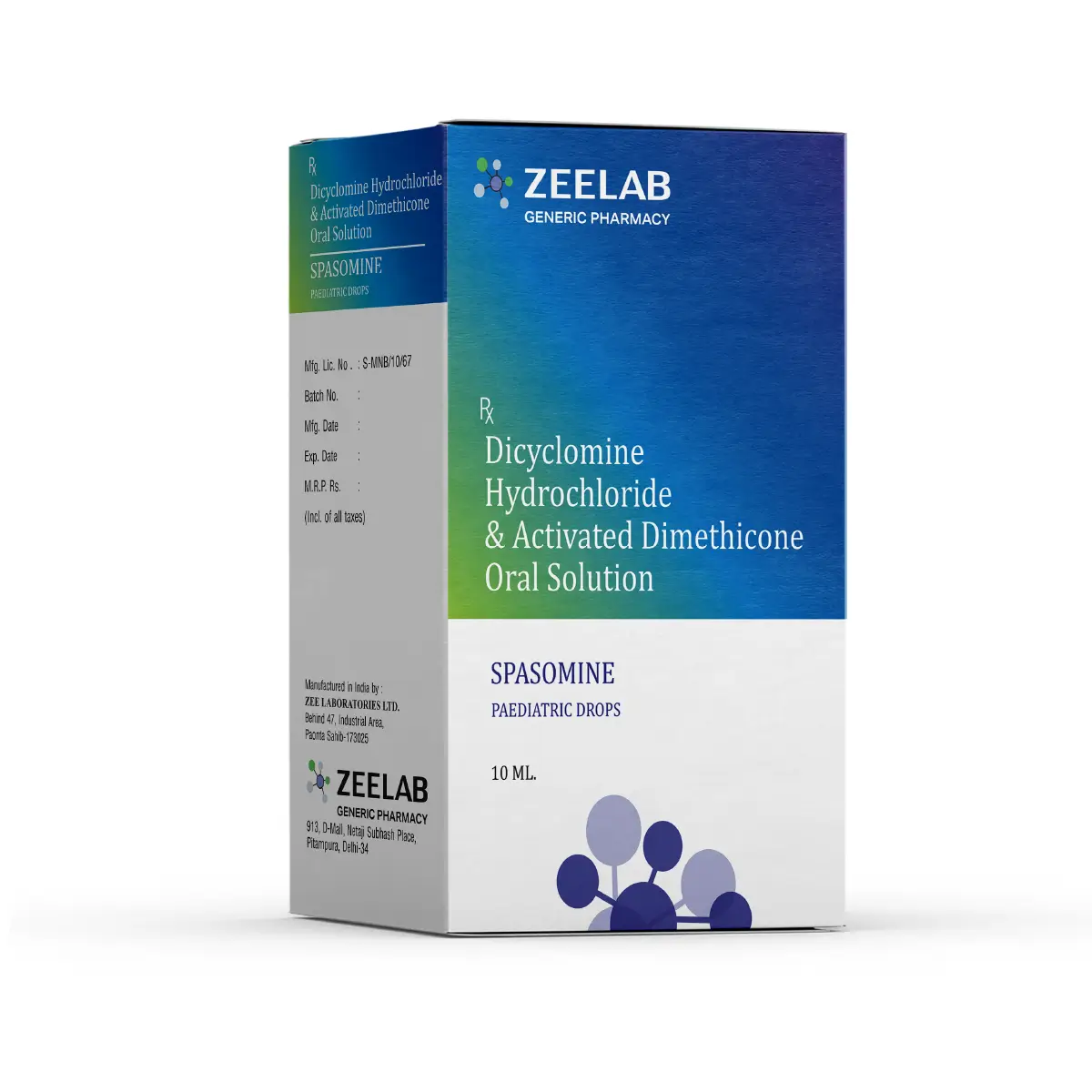 Spasomine Paediatric Drops for Abdominal Pain