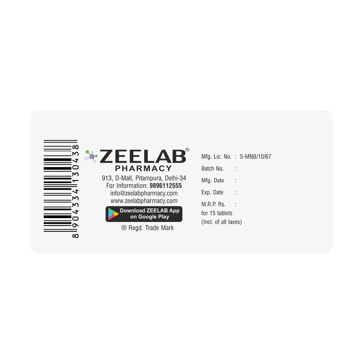 Telmizem Beta 25 Tablet