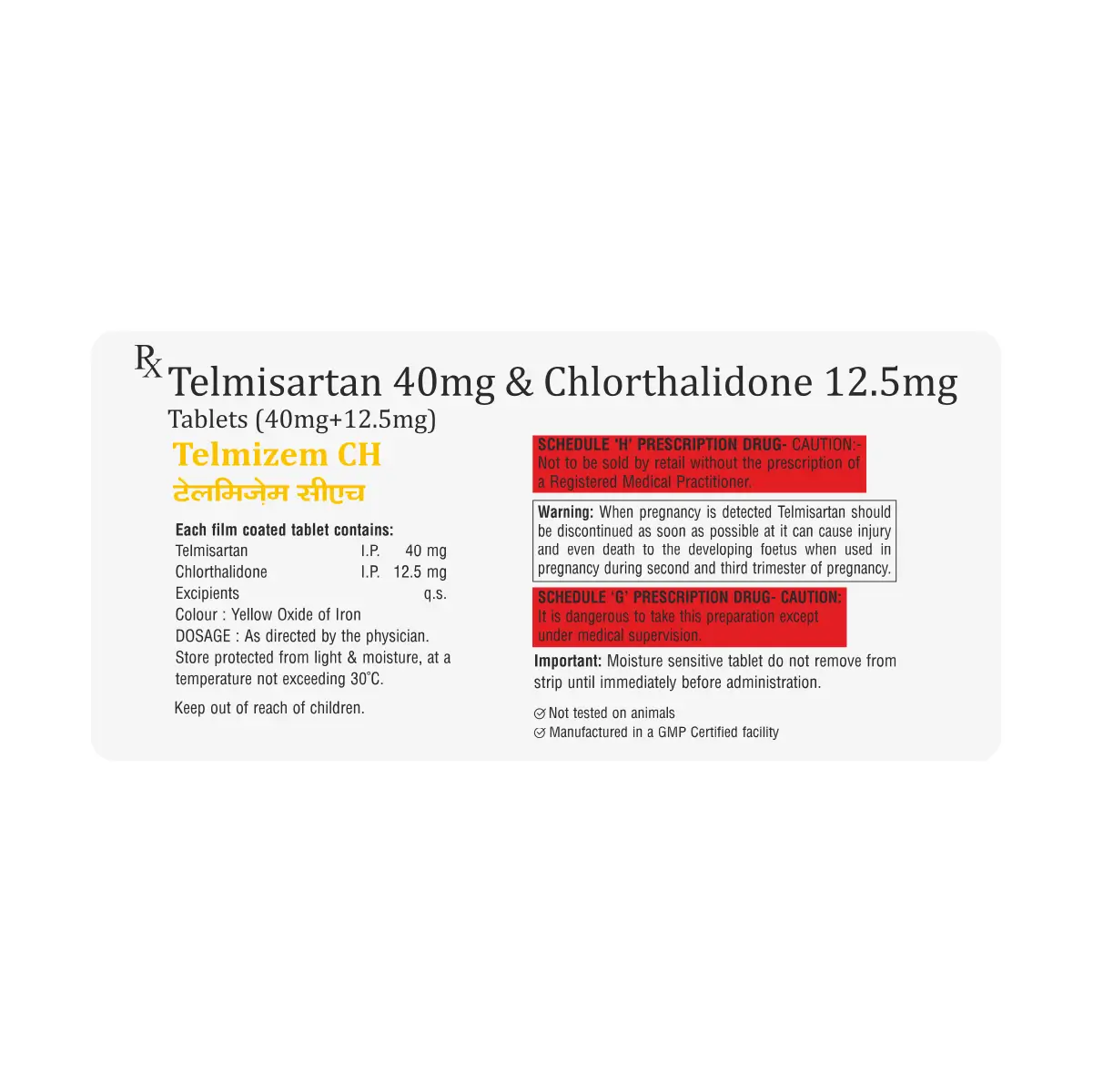 Telmizem CH Tablet