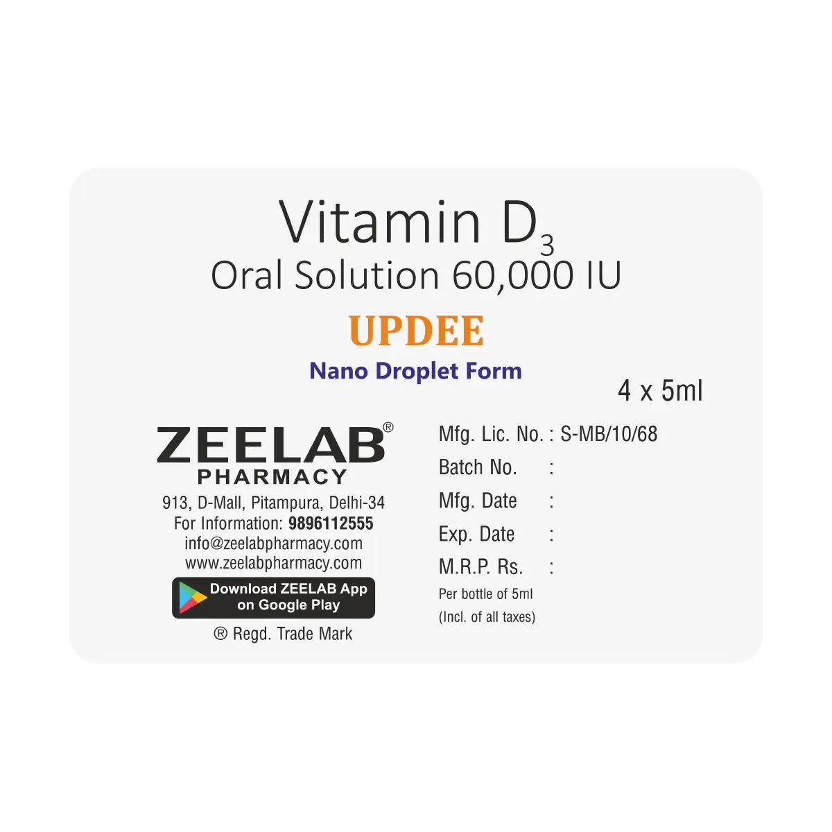 Updee Oral Solution