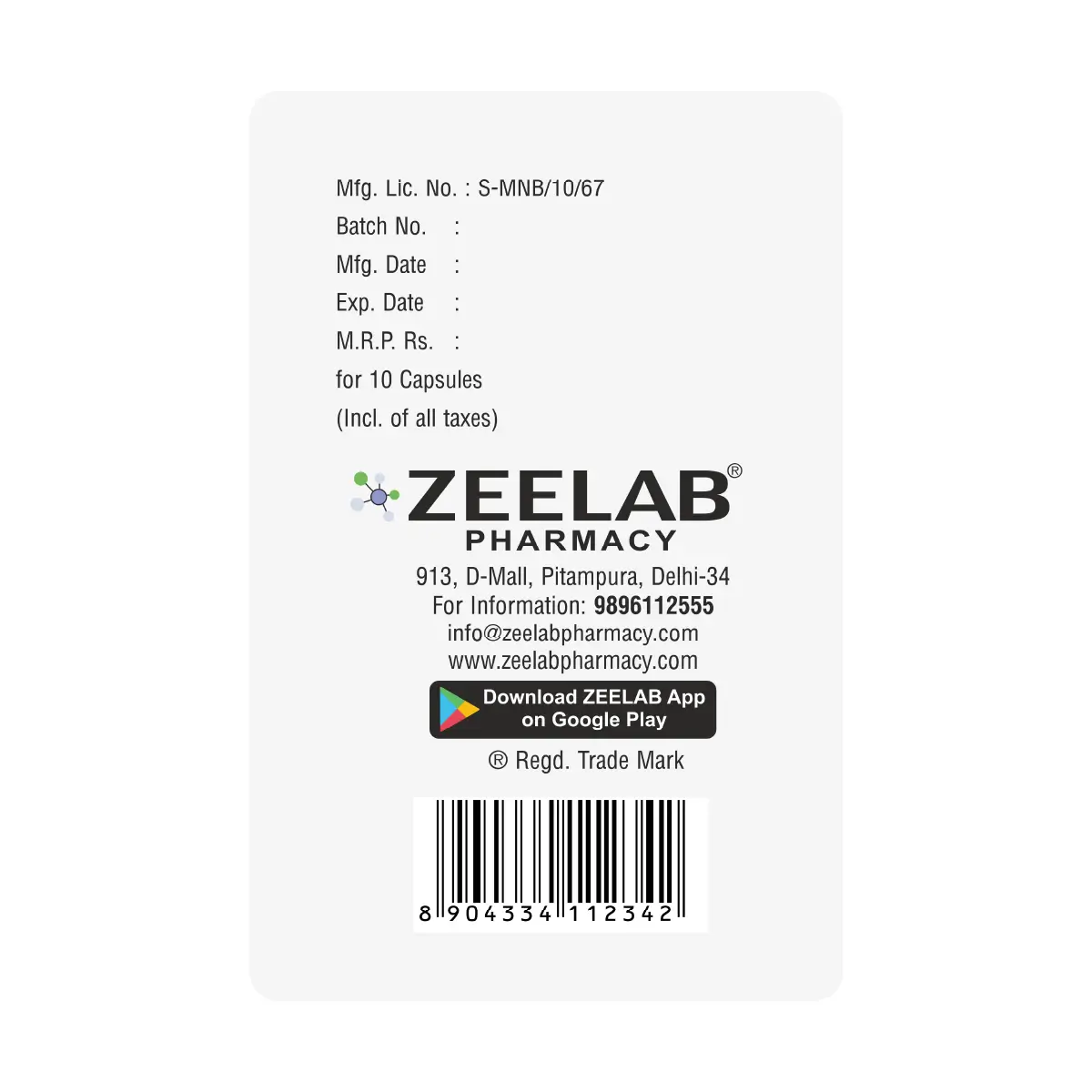 Urizee D Capsule