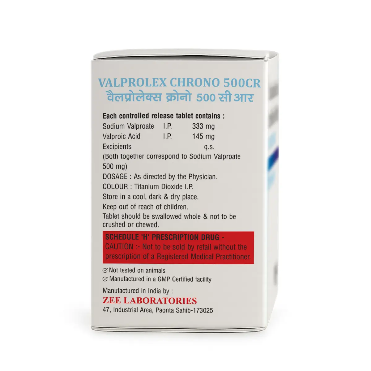 Valprolex Chrono 500 CR Tablet