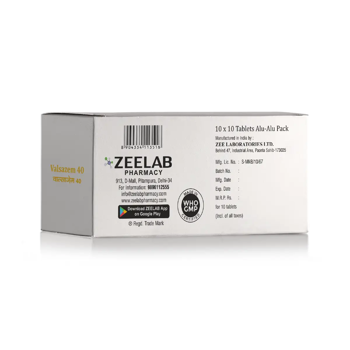 Valsazem 40 Tablet