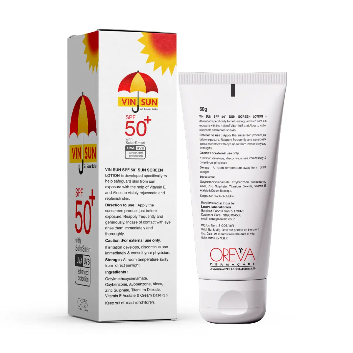 VinSun Sunscreen Lotion SPF 50+