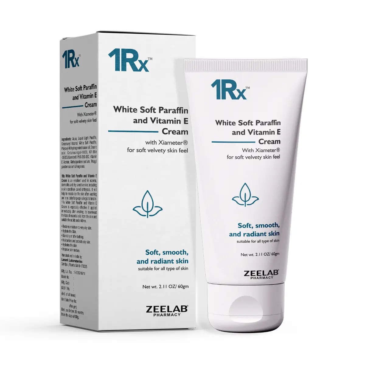 1RX White Soft Paraffin & Vitamin E Cream