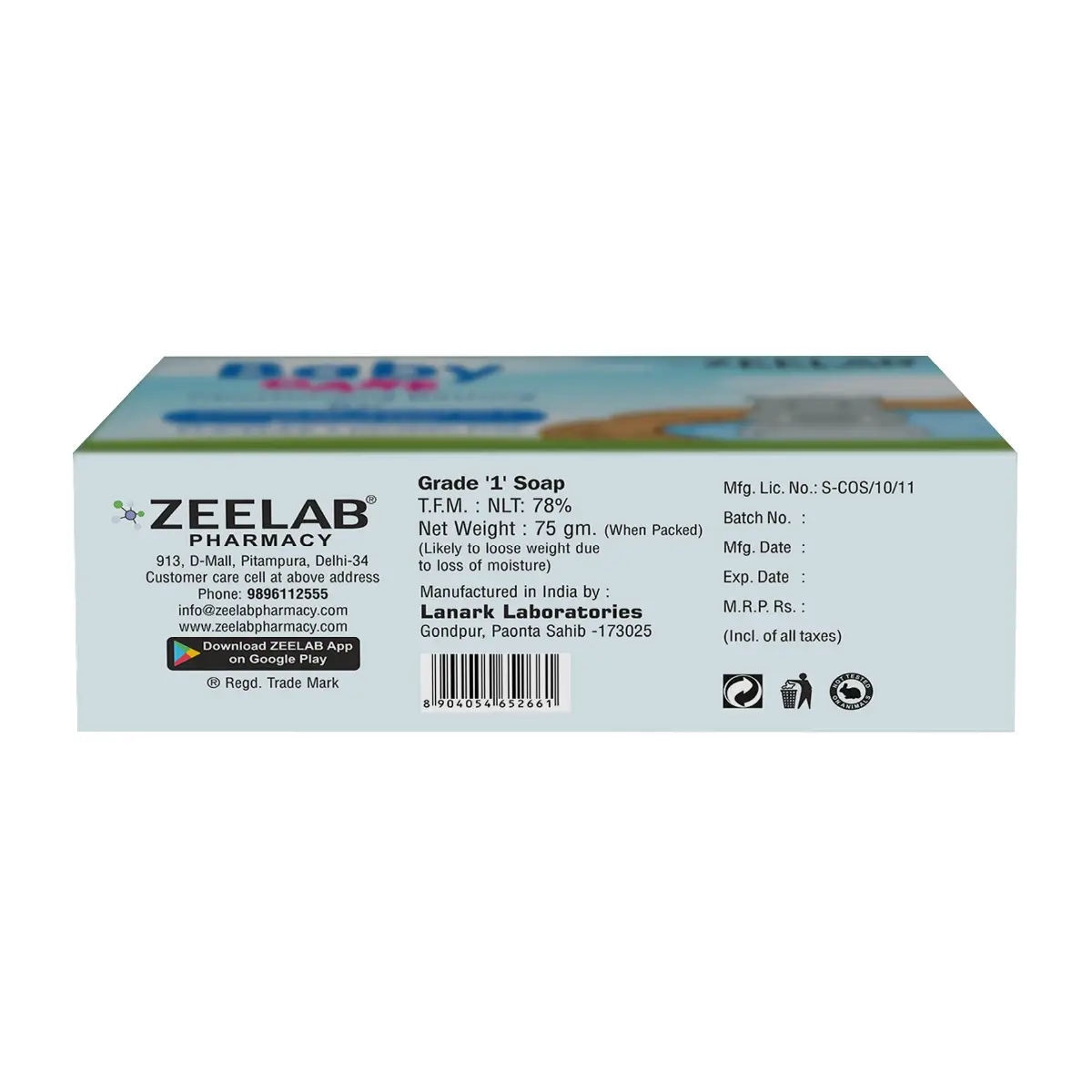 ZEE Baby Care Soap