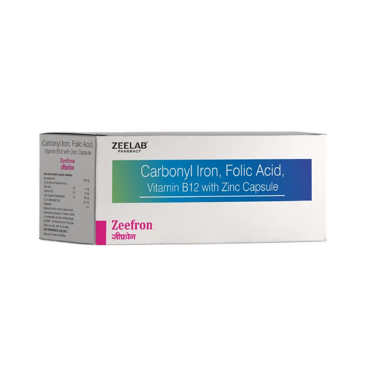 Zeefron Capsule | Supports Healthy Blood, Reduces Weakness & Boosts Energy