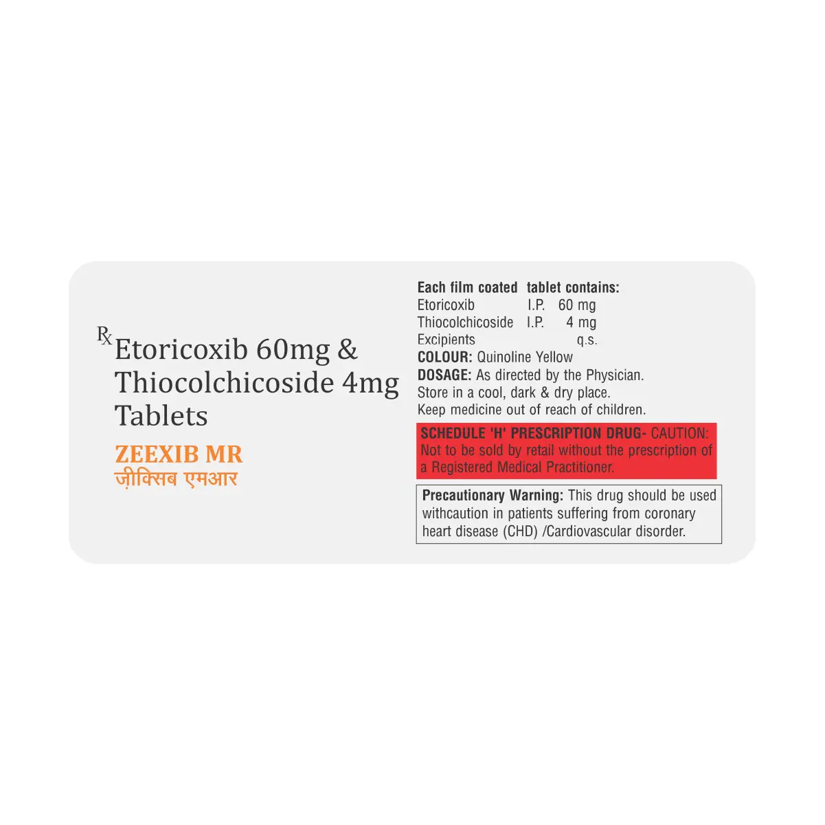 Zeexib MR Muscle Spasm Tablet