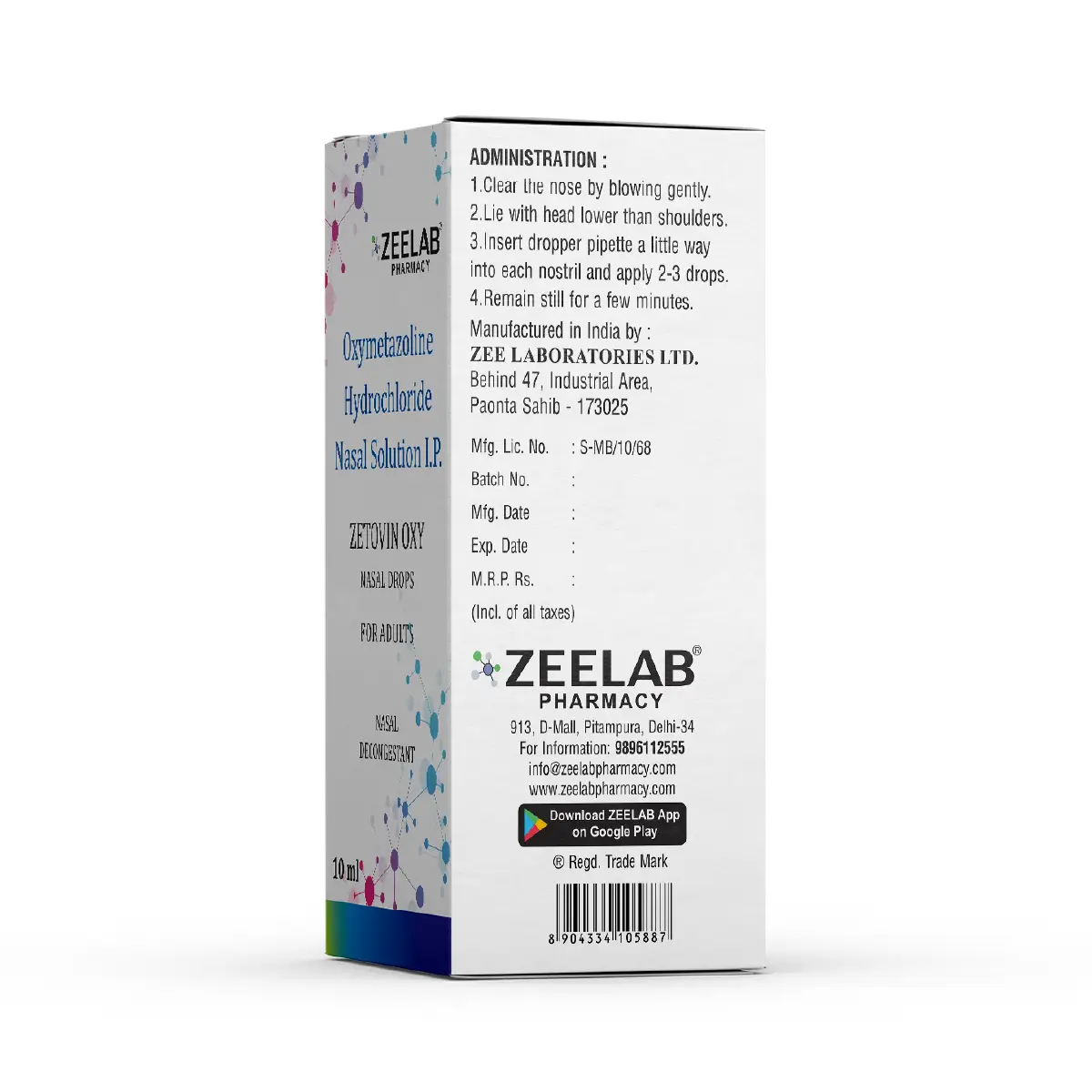 Zetovin Oxy Adults