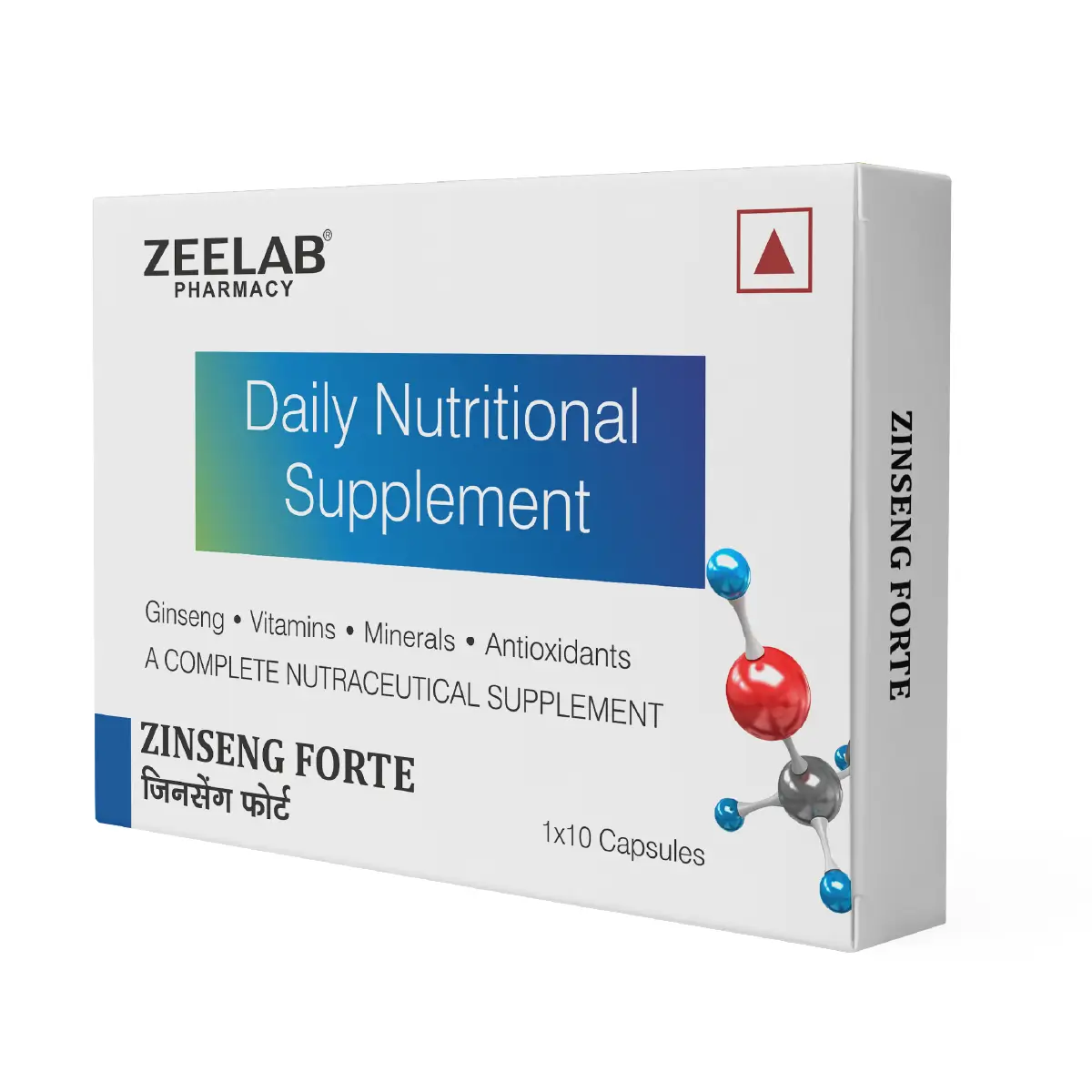 Zinseng Forte Capsule | Ginseng with Multivitamins | Supports Stamina, Immunity & Vitality